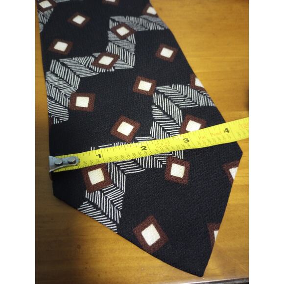 Perry Ellis Portfolio Men's 100% Silk Neck Tie 58‎ inches long - Picture 3 of 3